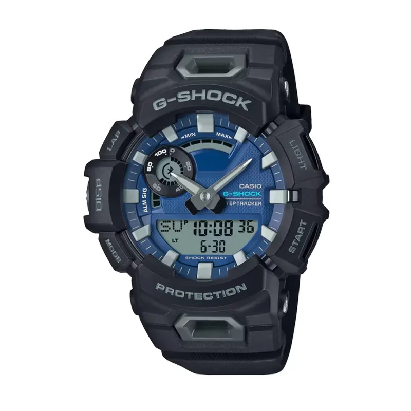 Casio G-Shock Sporty Bluetooth Step-tracking Blue Men's Watch- GBA-900CB-1A
